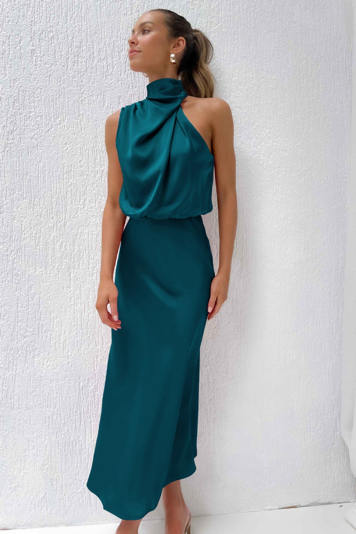 Violet™ | Rochie drapată Sahara