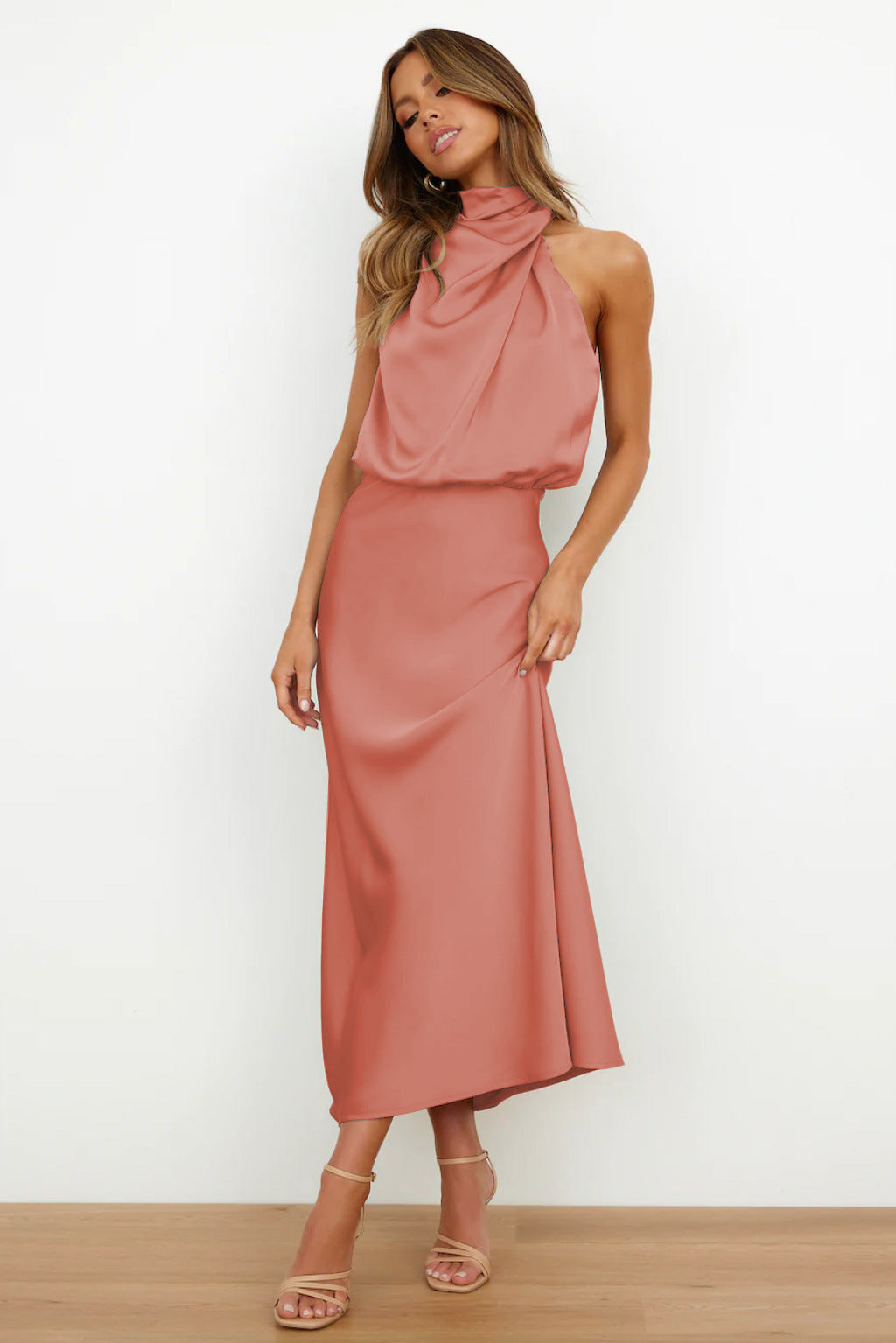 Violet™ | Rochie drapată Sahara
