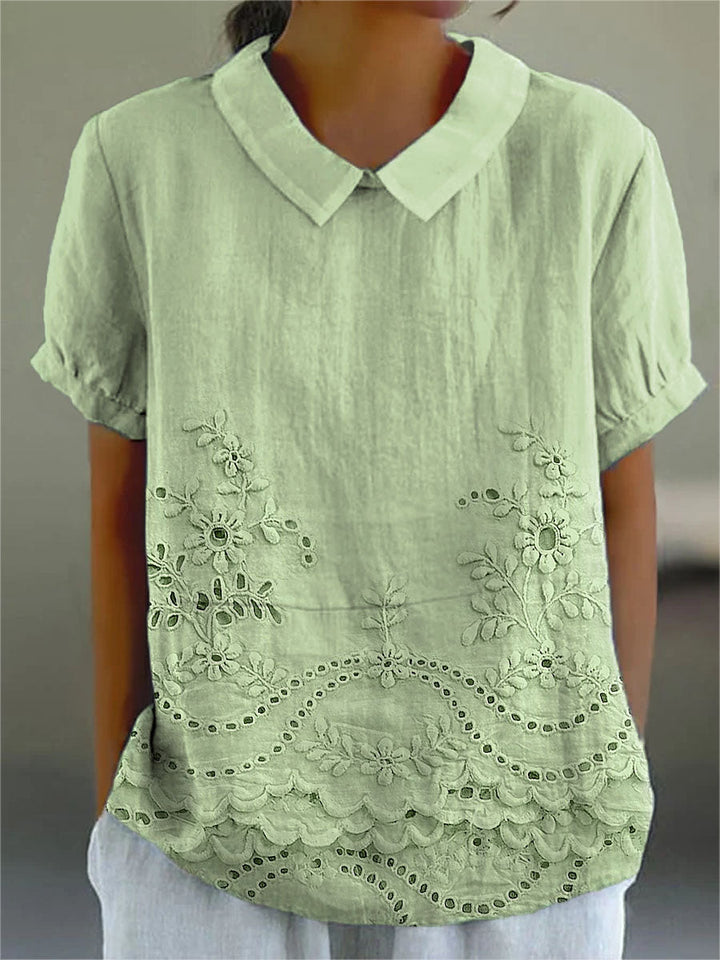 Lily | Cămașă cu Broderie Florală