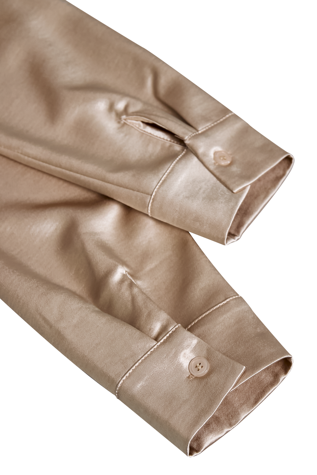Élodine™ — Cămașă satinată elegantă cu mâneci lungi