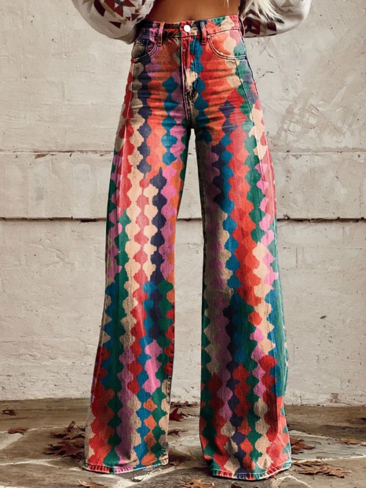 Amélie - Pantaloni boem eleganți