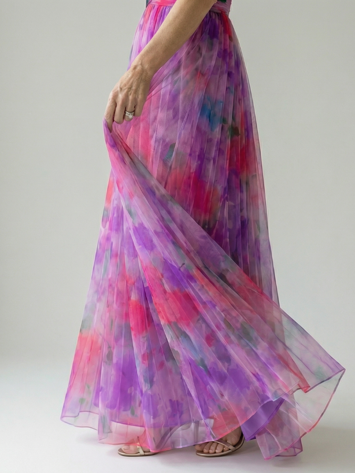 Isel | Rochie maxi moale, înfășurată în moale
