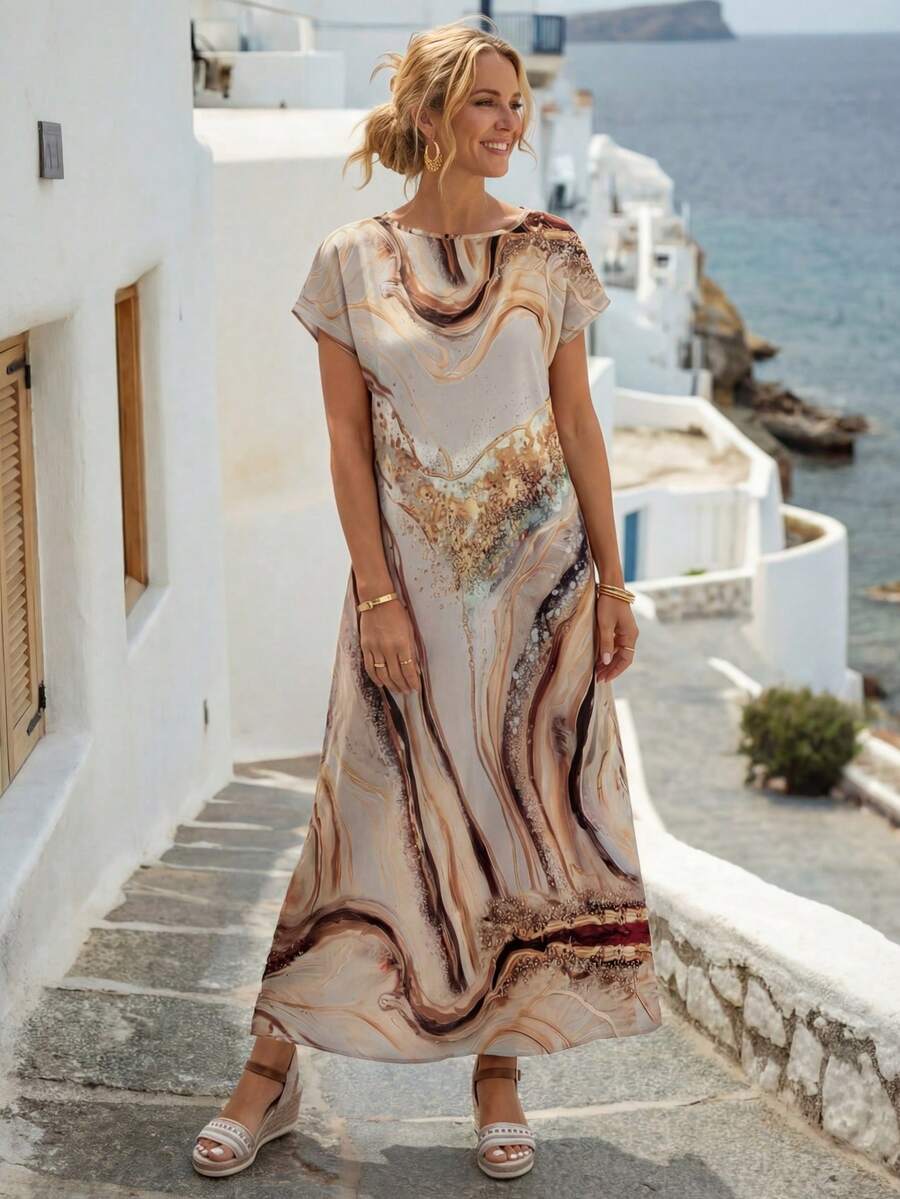 Emery™ — Rochie maxi casual de vară