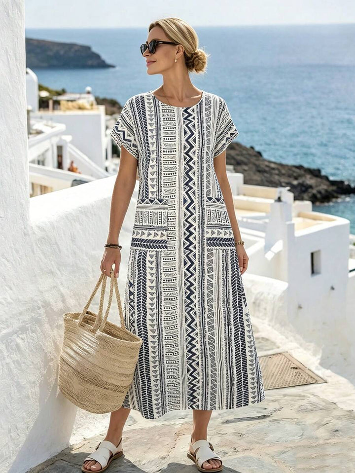 Rose™ — Rochie elegantă geometrică