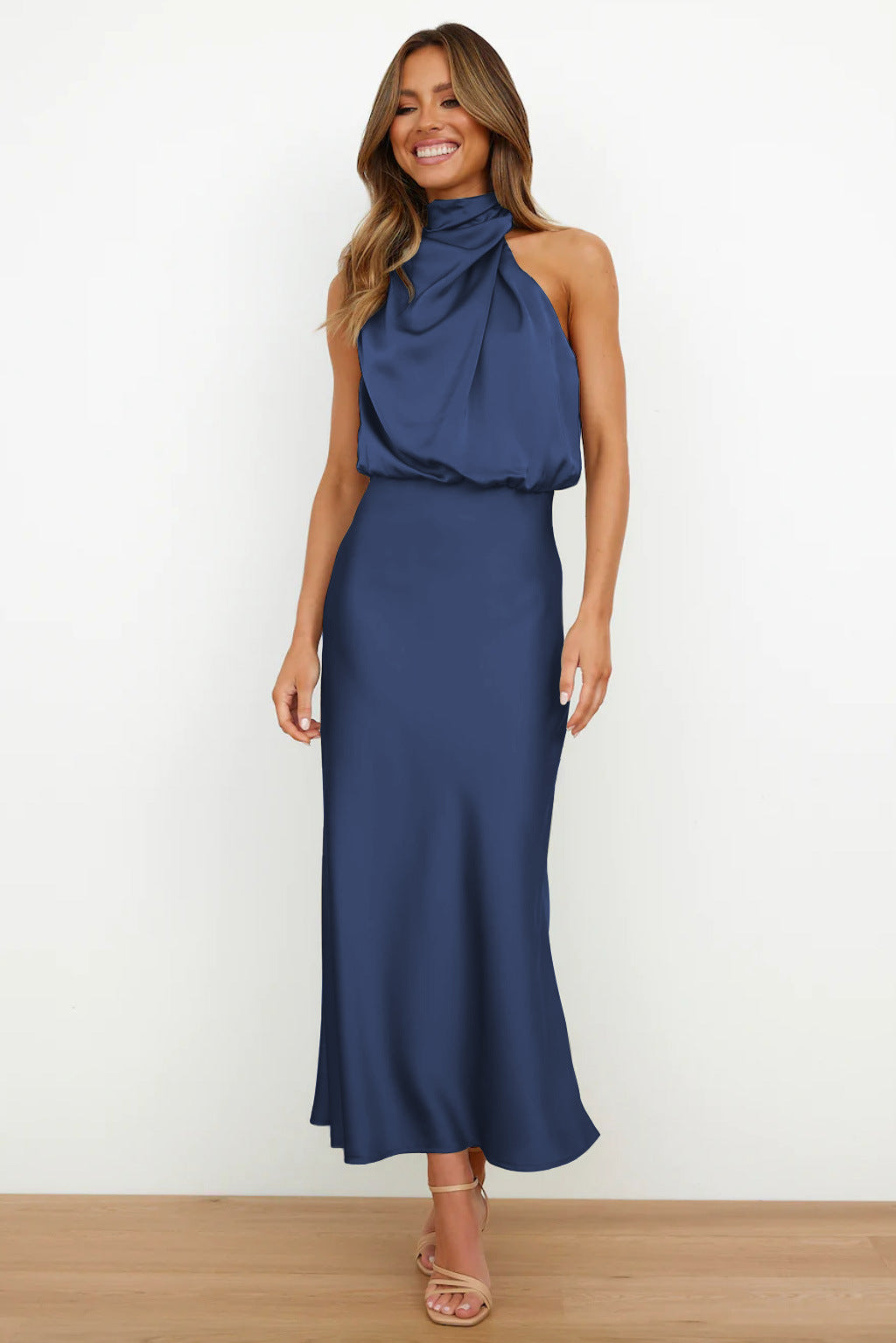 Violet™ | Rochie drapată Sahara