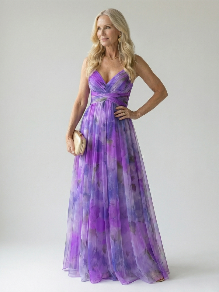 Isel | Rochie maxi moale, înfășurată în moale