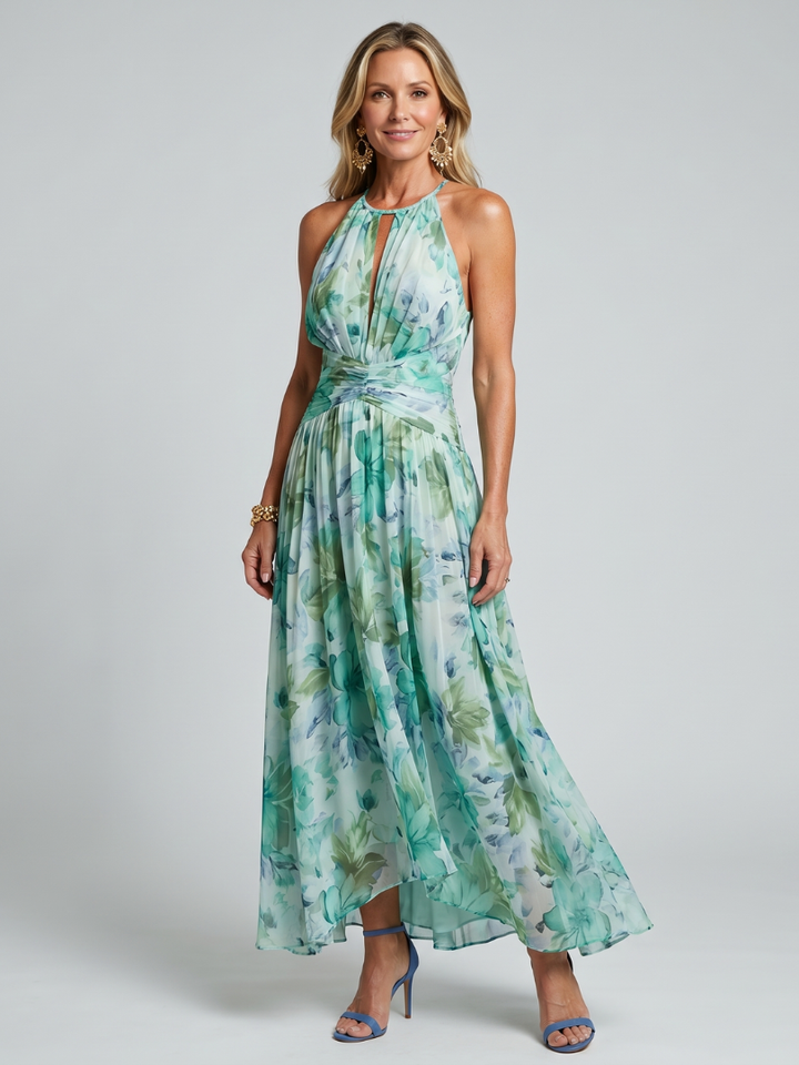 Portia | Rochie midi cu imprimeu floral