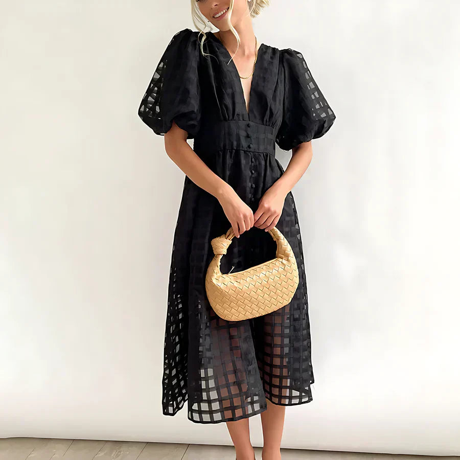 Sophia™ | Rochie midi romantică