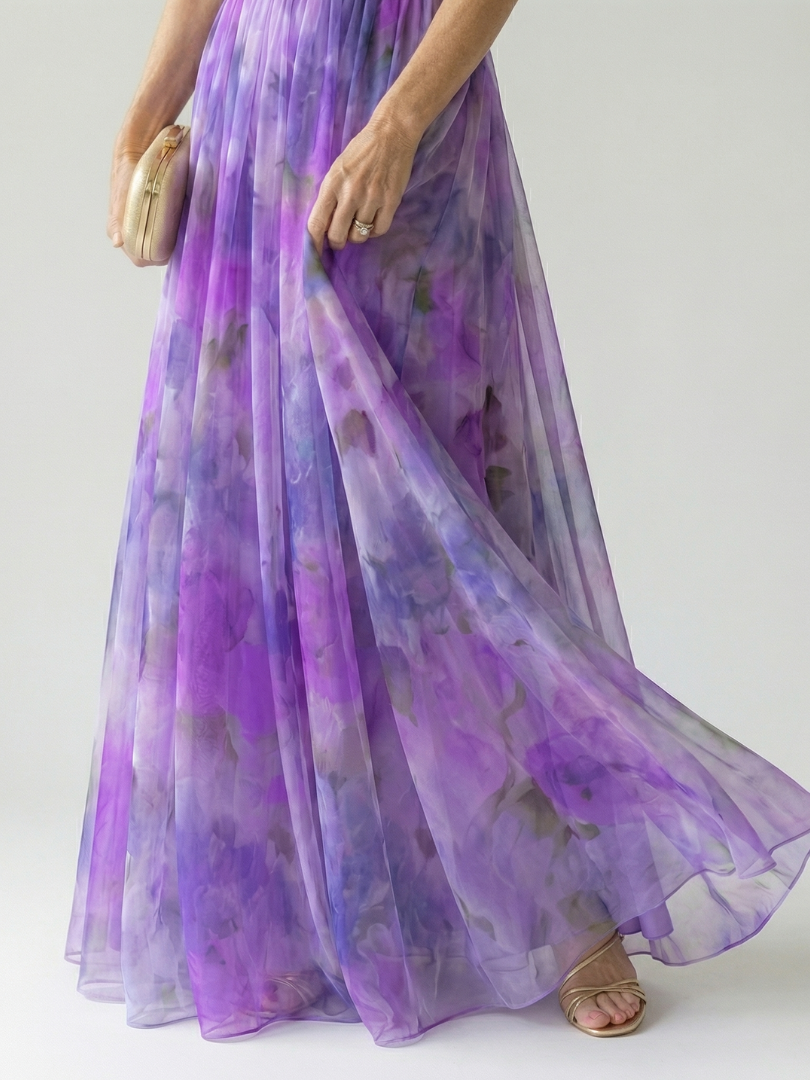 Isel | Rochie maxi moale, înfășurată în moale