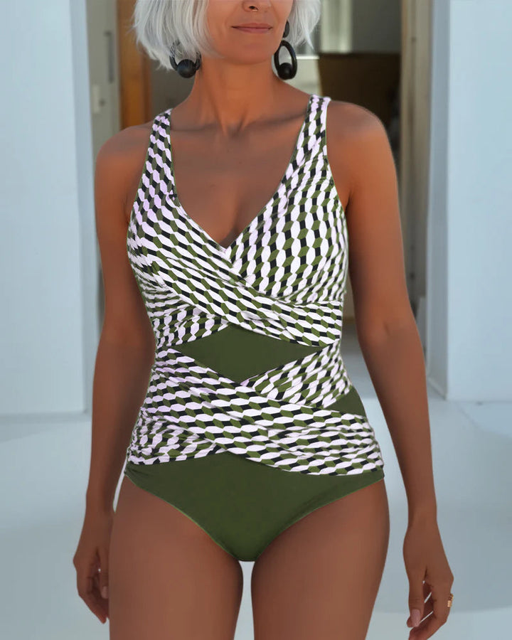 Serena™ — Costum de baie elegant cu croială încrucișată