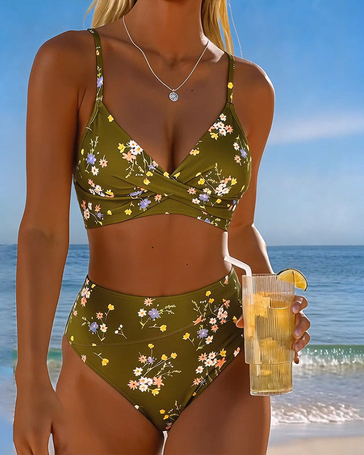 Giada™ — Bikini floral cu croială regulată