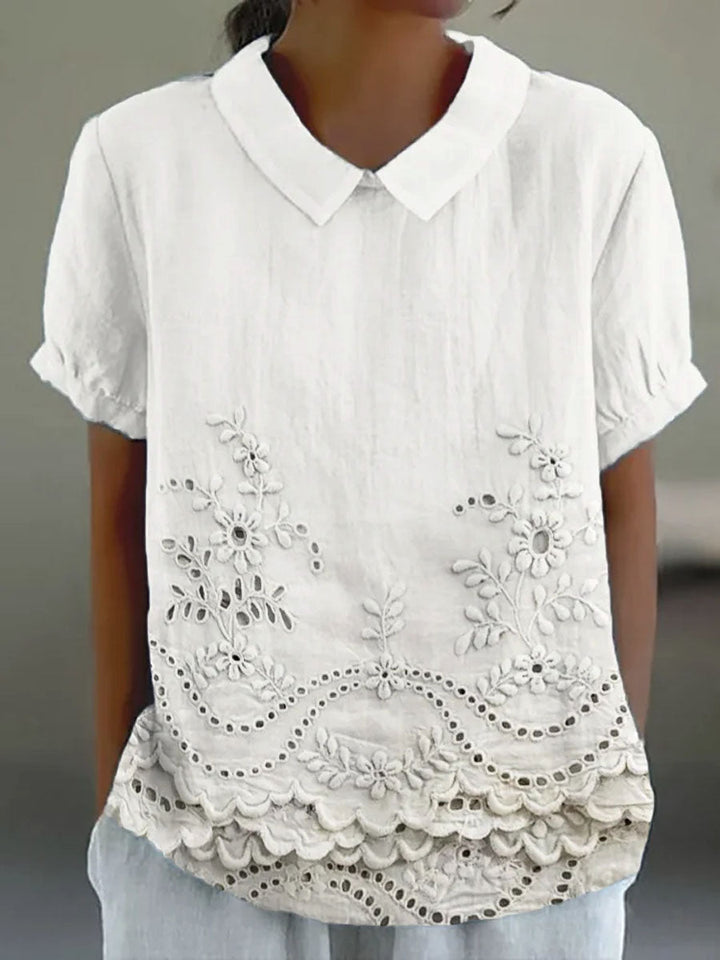Lily | Cămașă cu Broderie Florală