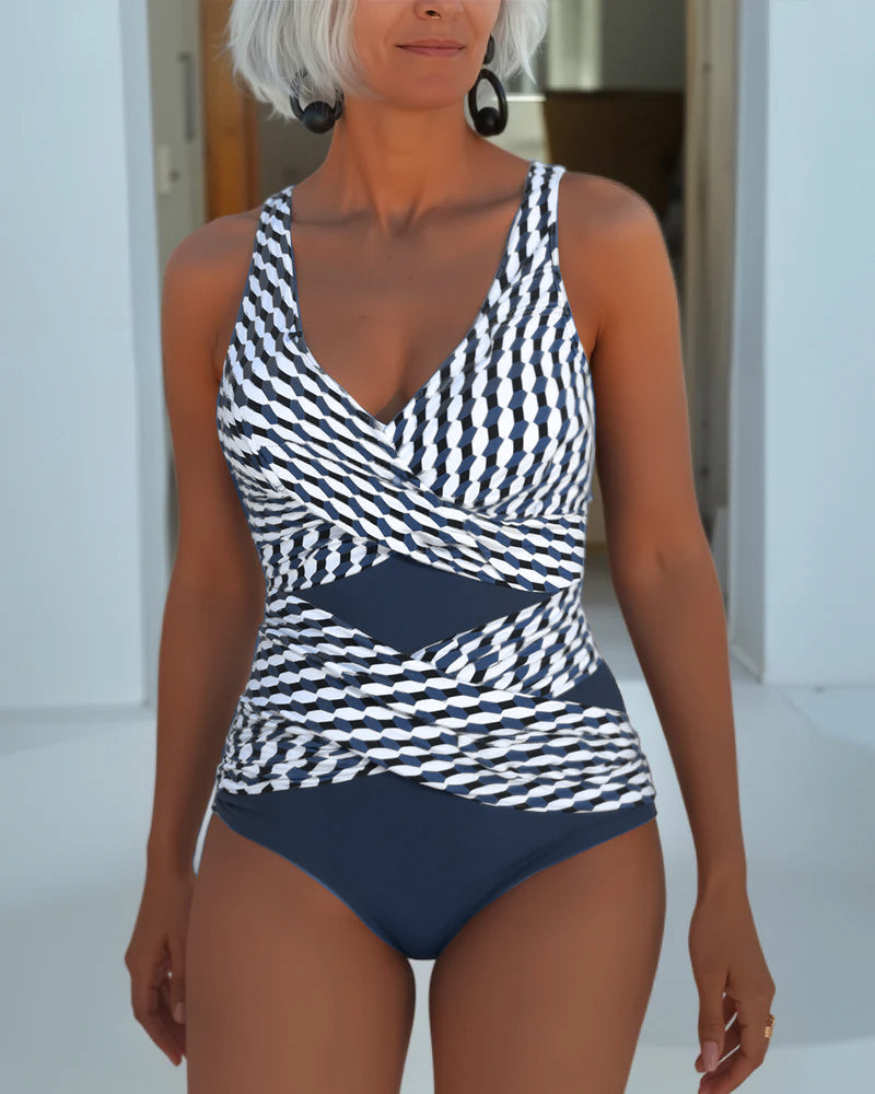Serena™ — Costum de baie elegant cu croială încrucișată
