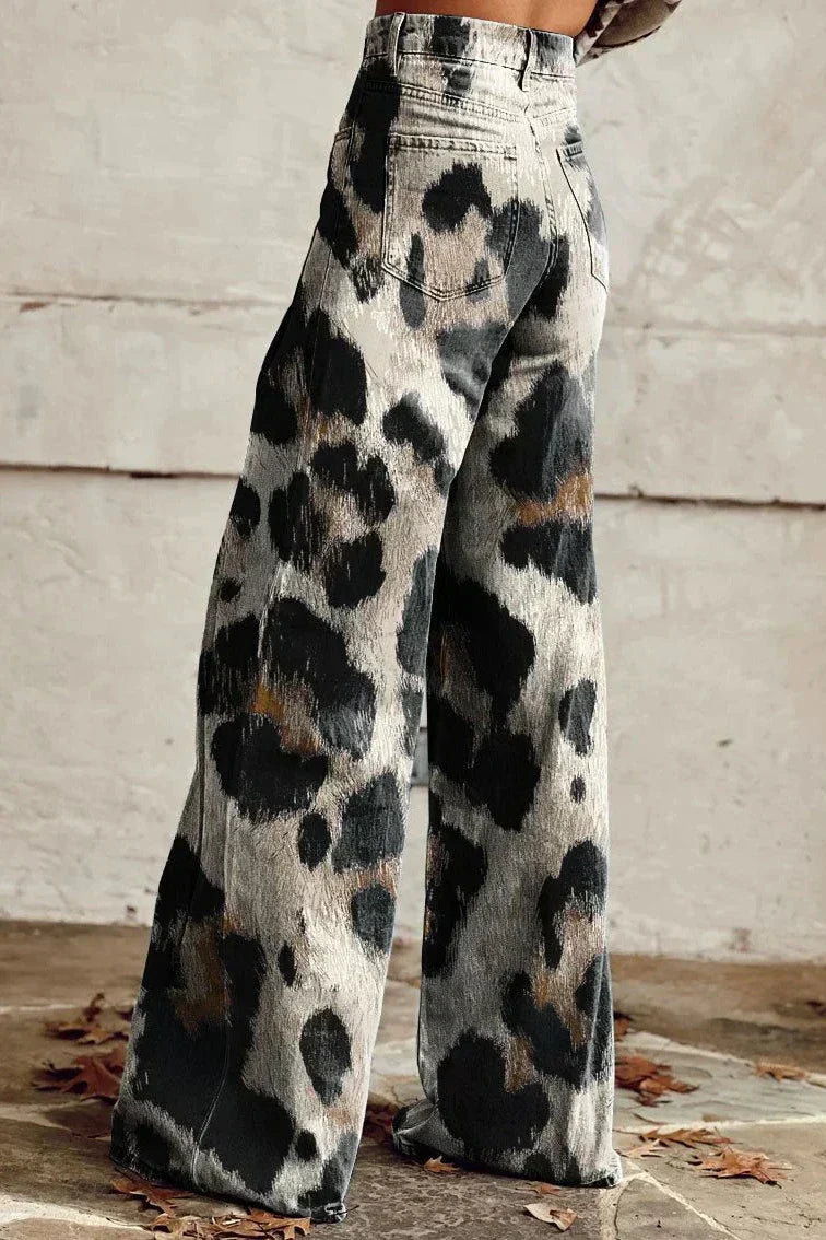 Cheetah - Pantaloni boem eleganți