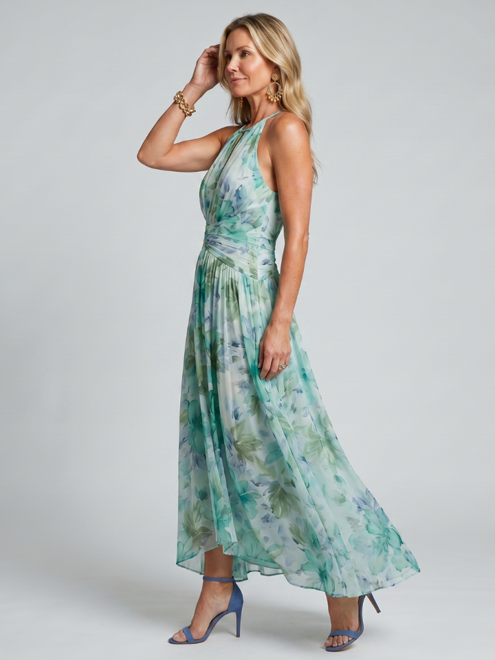 Portia | Rochie midi cu imprimeu floral