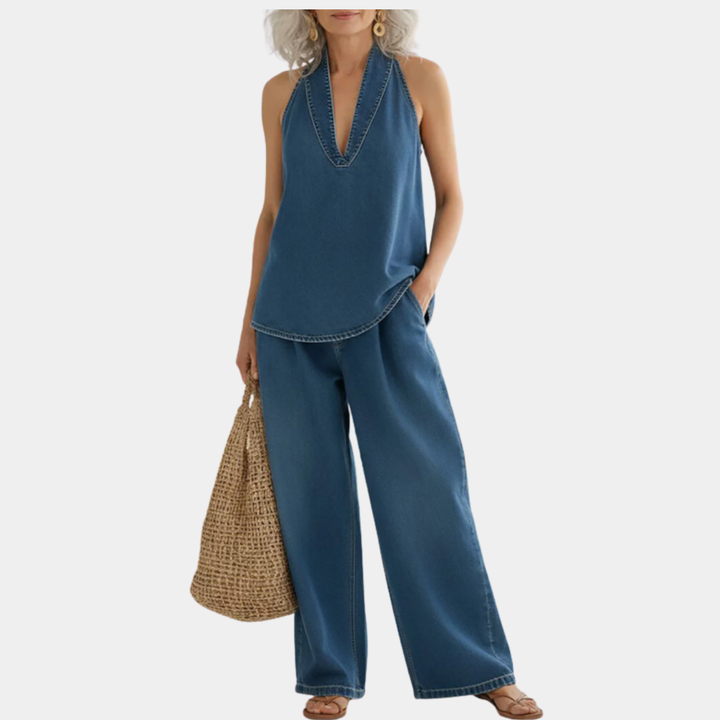 Lorea | Set cu aspect de denim