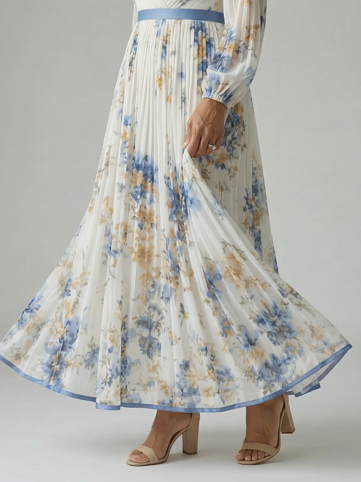 Rielle | Rochie midi plisată