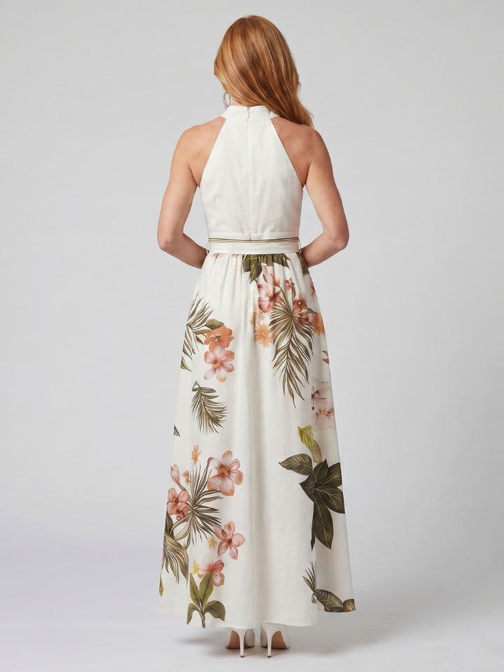 Wiese | Rochie maxi cu imprimeu floral și imprimeu floral
