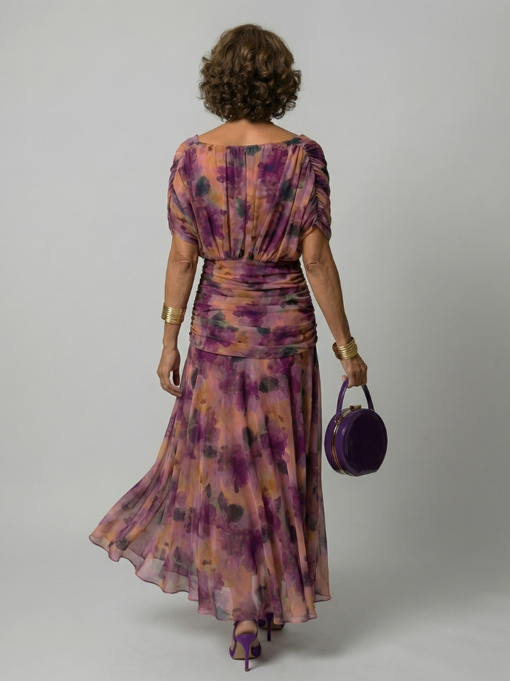 Calen | Rochie midi cu umerii goi