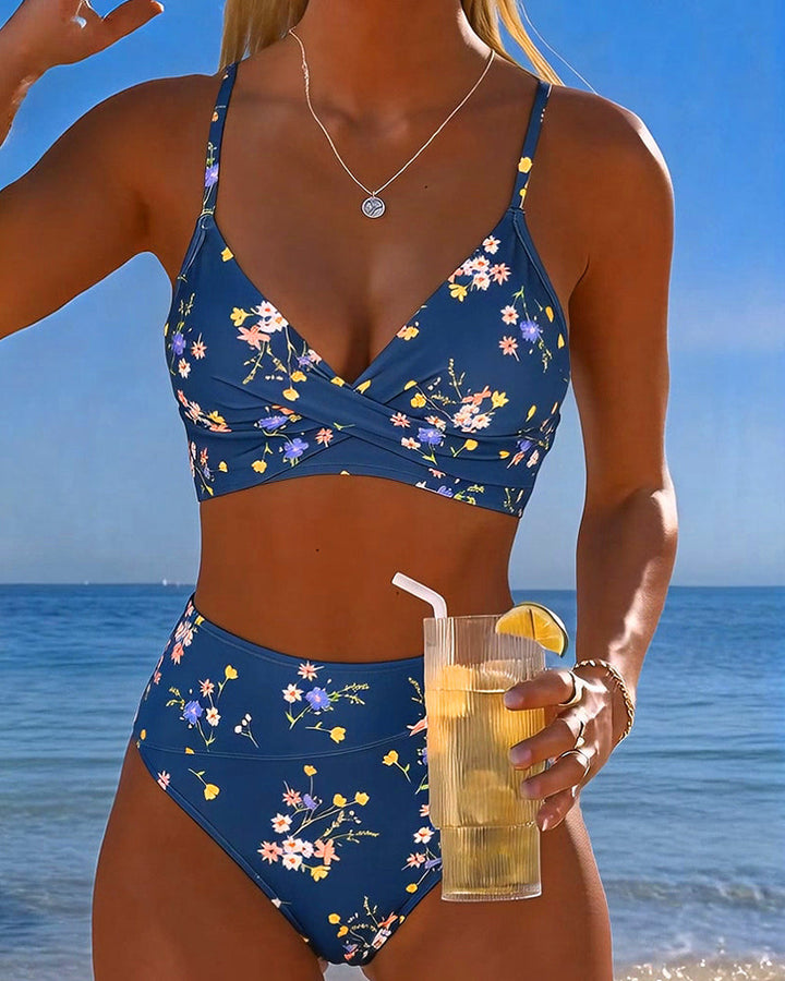 Giada™ — Bikini floral cu croială regulată