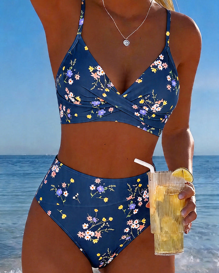 Giada™ — Bikini floral cu croială regulată