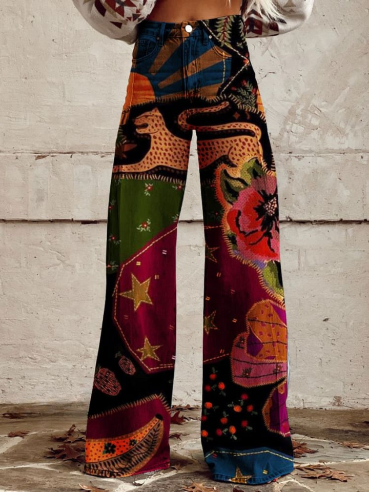 Léna - Pantaloni boho chic