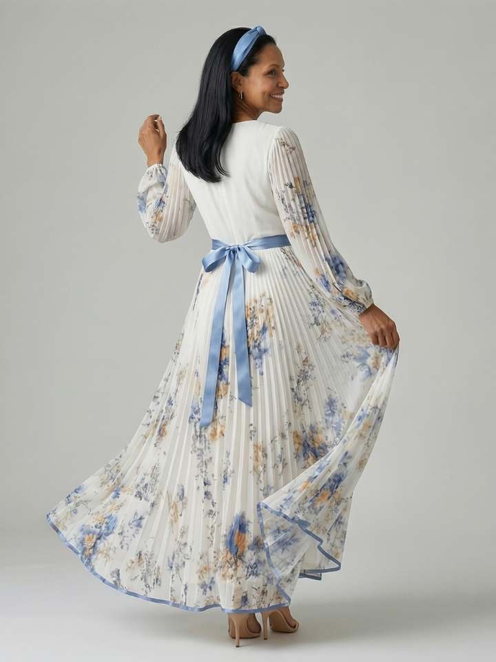 Rielle | Rochie midi plisată