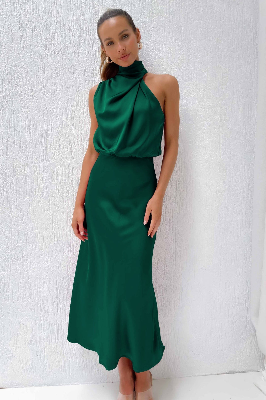 Violet™ | Rochie drapată Sahara