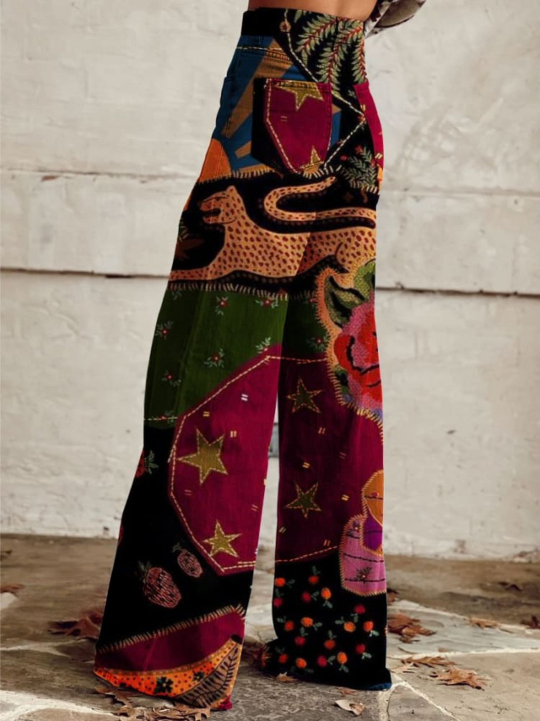 Léna - Pantaloni boho chic