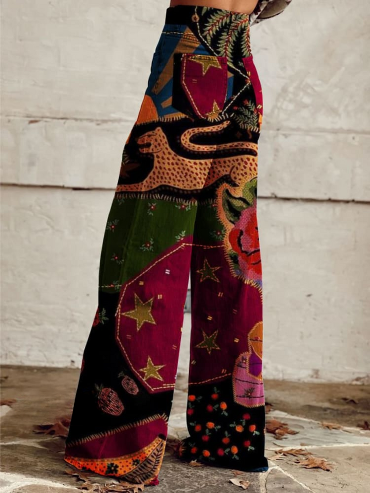 Léna - Pantaloni boho chic