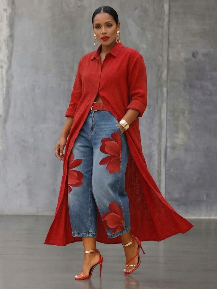 Sophia - Rochie elegantă florală
