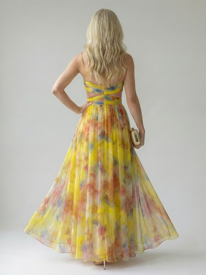 Isel | Rochie maxi moale, înfășurată în moale