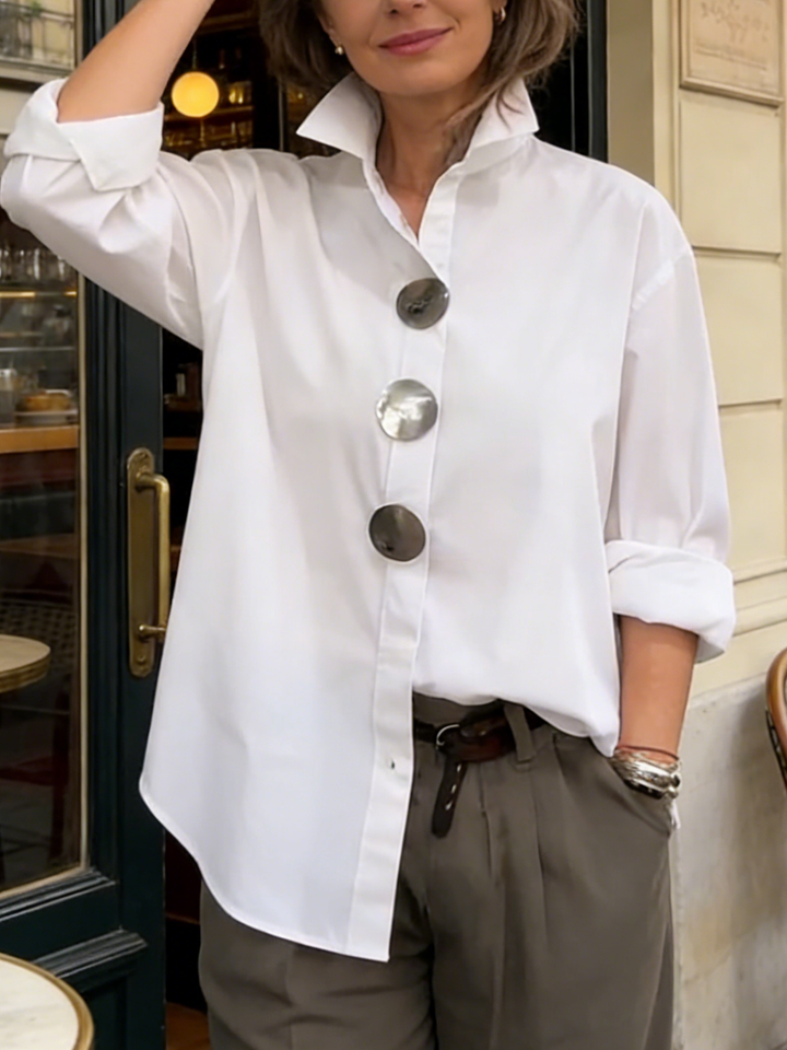 Ariana™ — Cămașă elegantă din mătase și bumbac