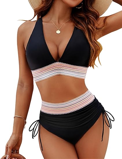 Elara™ — Bikini cu talie înaltă și design îndrăzneț