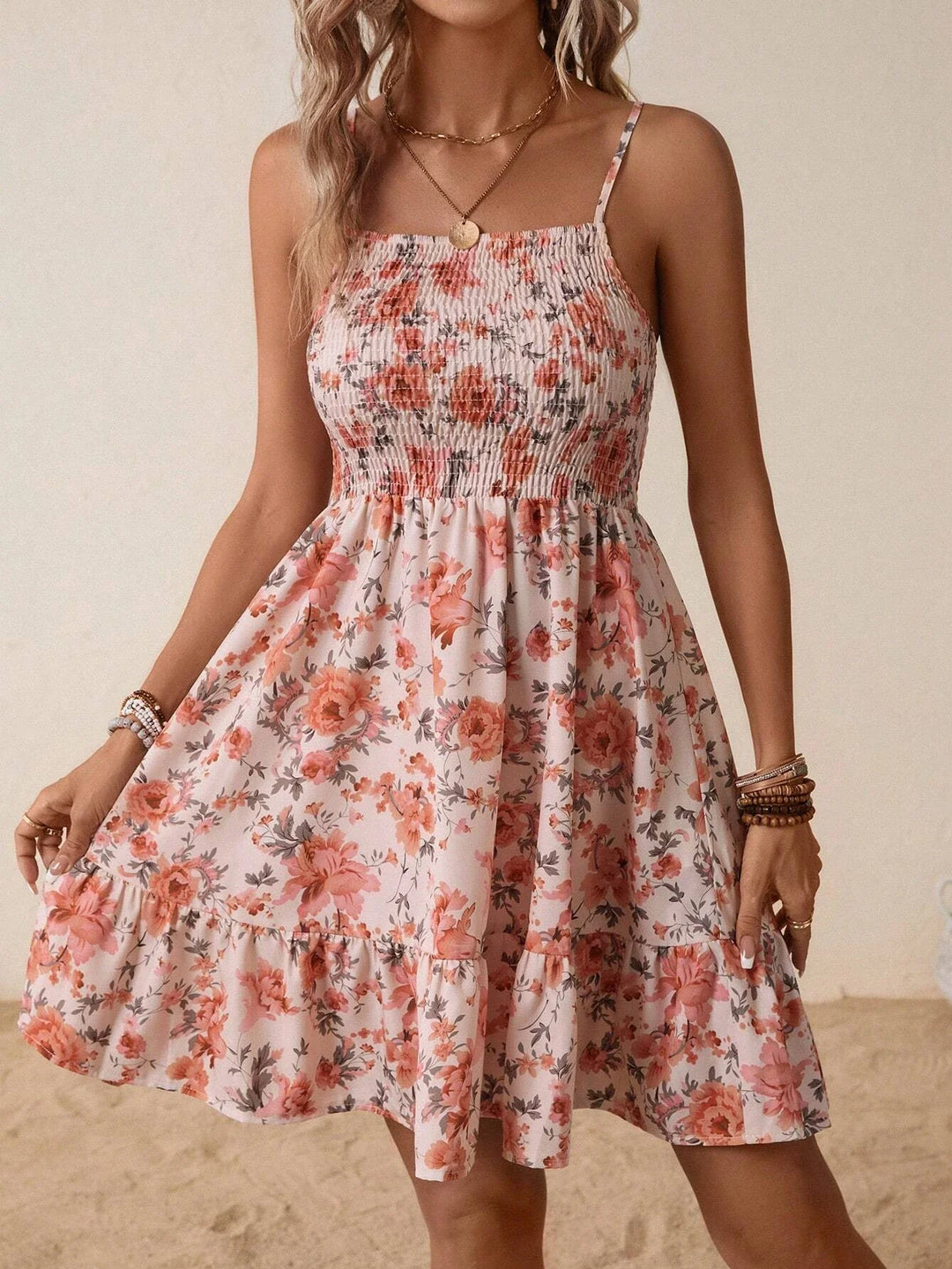 Clara™ — Rochie tip cămașă de vară cu imprimeu