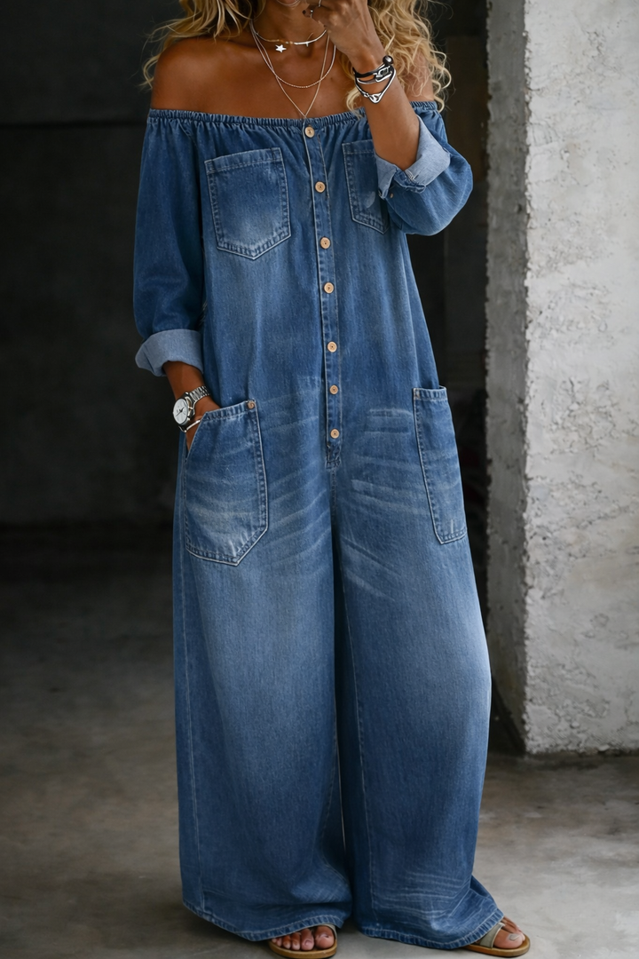 Elena | Off-Shoulder Overall