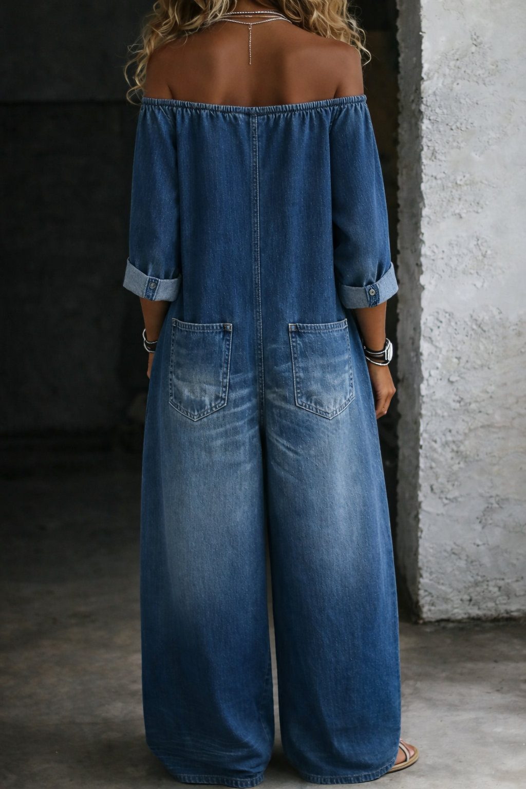 Elena | Off-Shoulder Overall