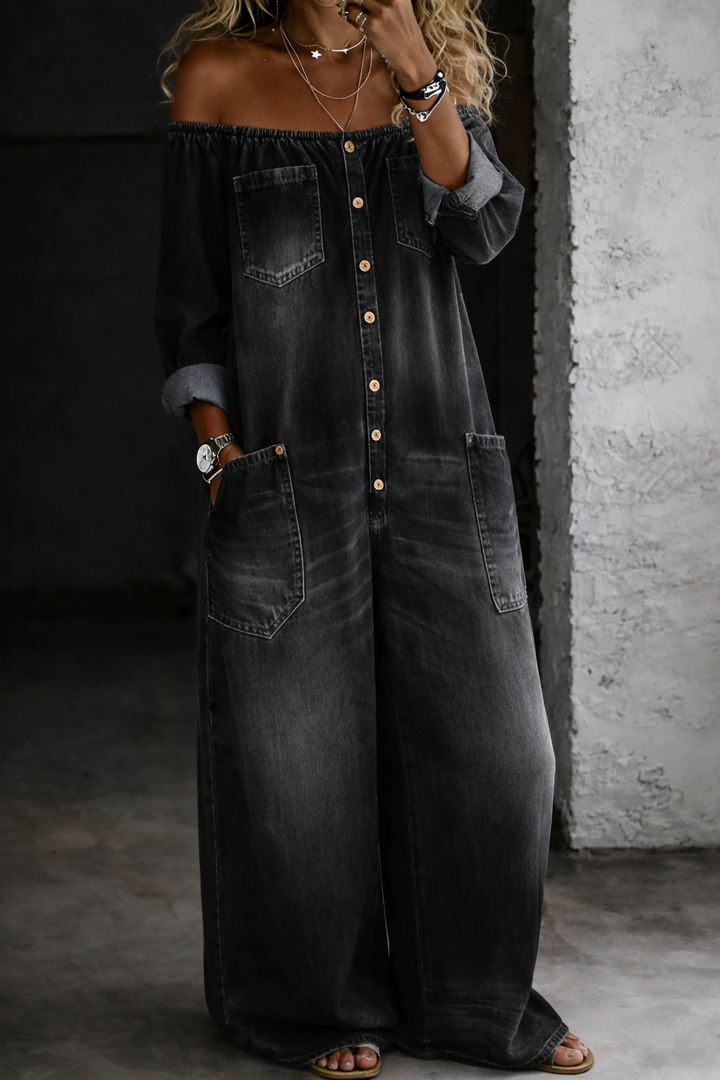 Elena | Off-Shoulder Overall
