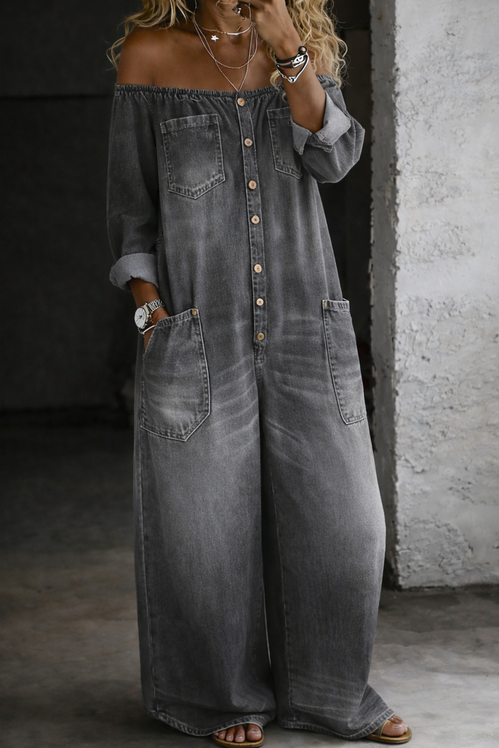 Elena | Off-Shoulder Overall