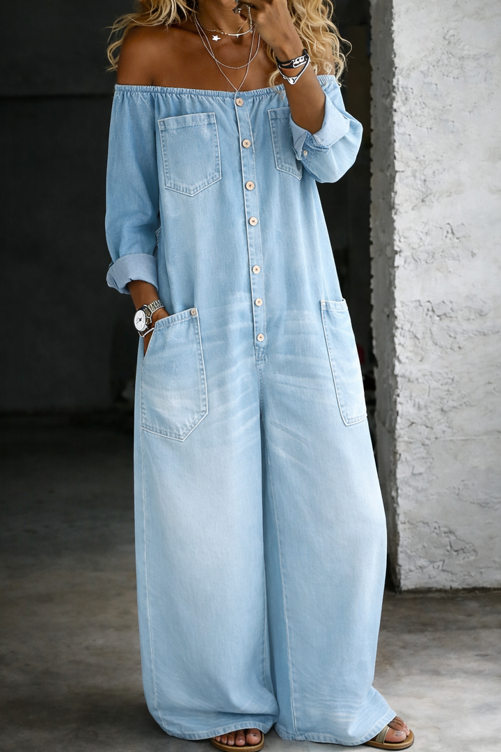 Elena | Off-Shoulder Overall