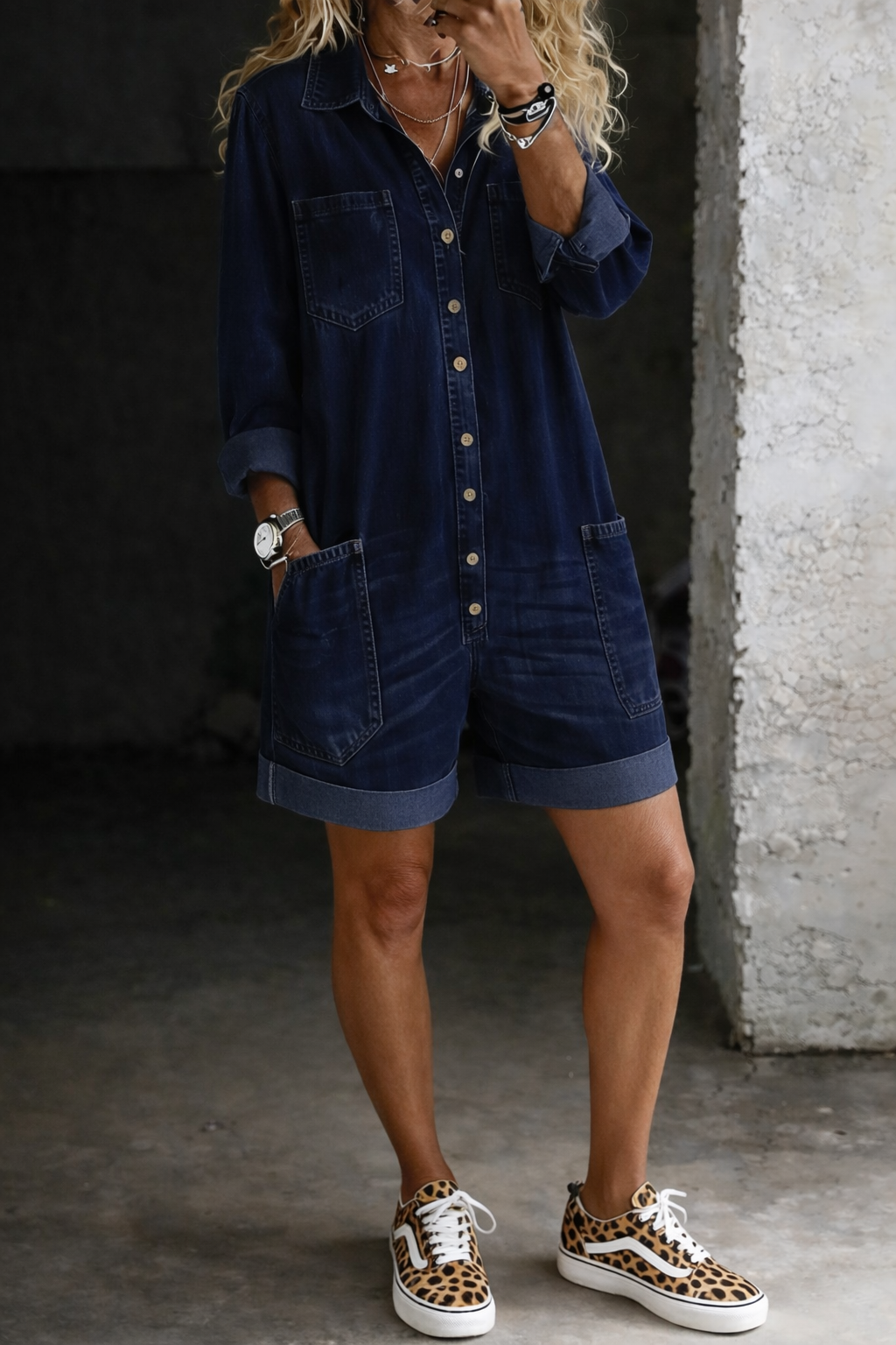 Nora | Salopetă din denim