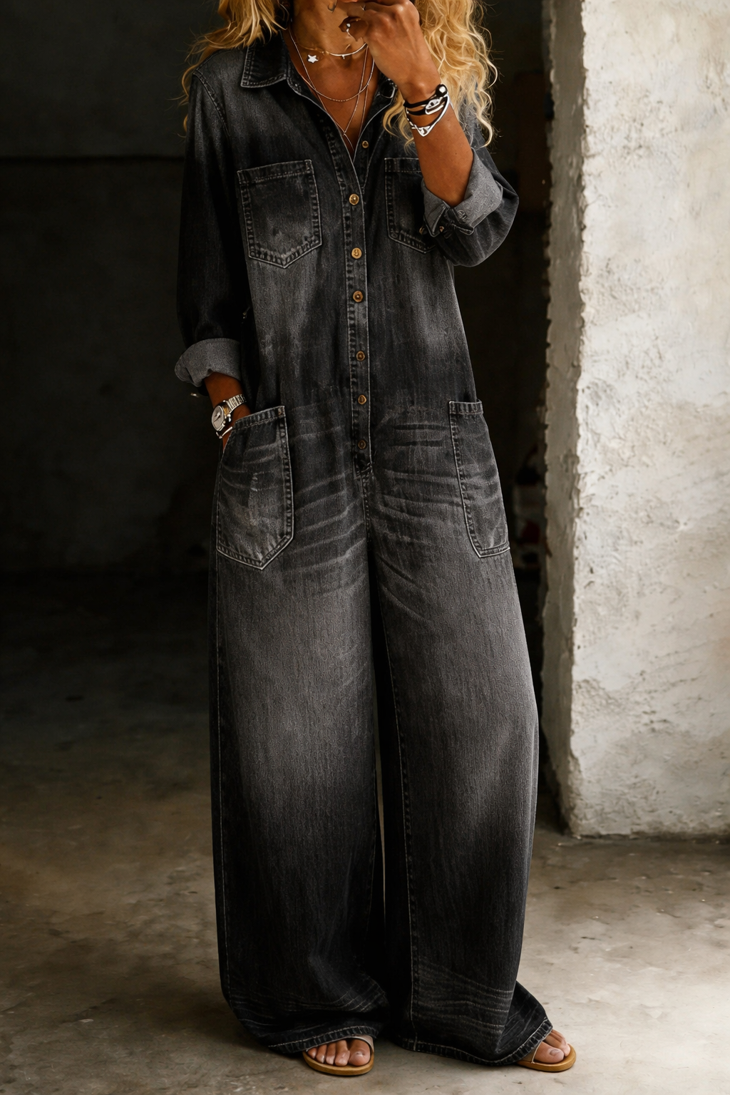 Lena |Salopetă casual confortabilă
