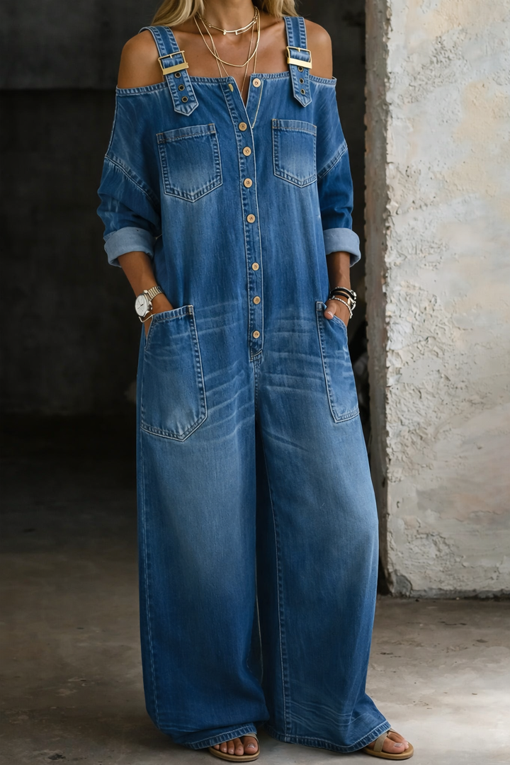 Sophia | Denim-Jumpsuit