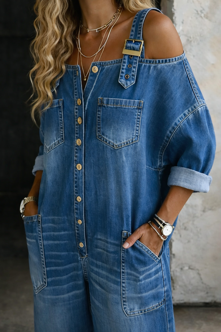 Sophia | Denim-Jumpsuit