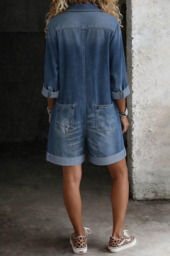 Nora | Salopetă din denim
