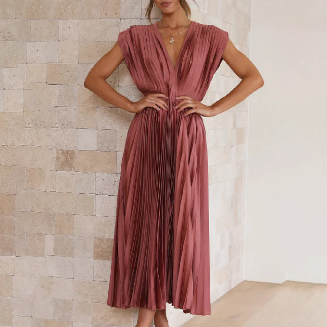 Marni™ | Rochie midi plisată atemporală