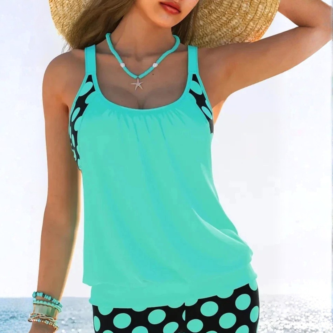 Azaria | Bikini set with spots and open details