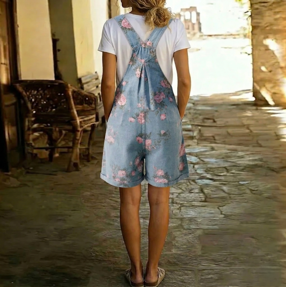 Lorenn | Salopetă vintage florală