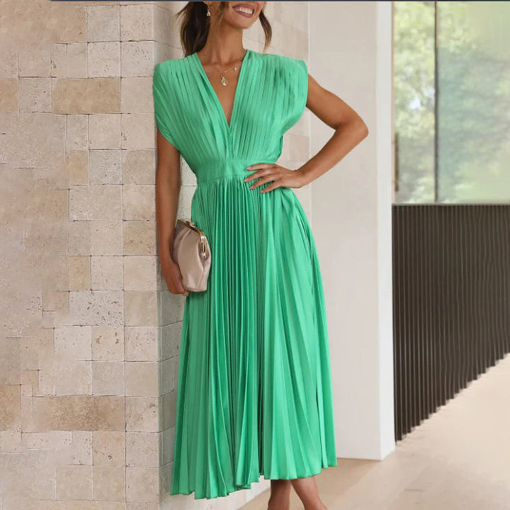 Marni™ | Rochie midi plisată atemporală