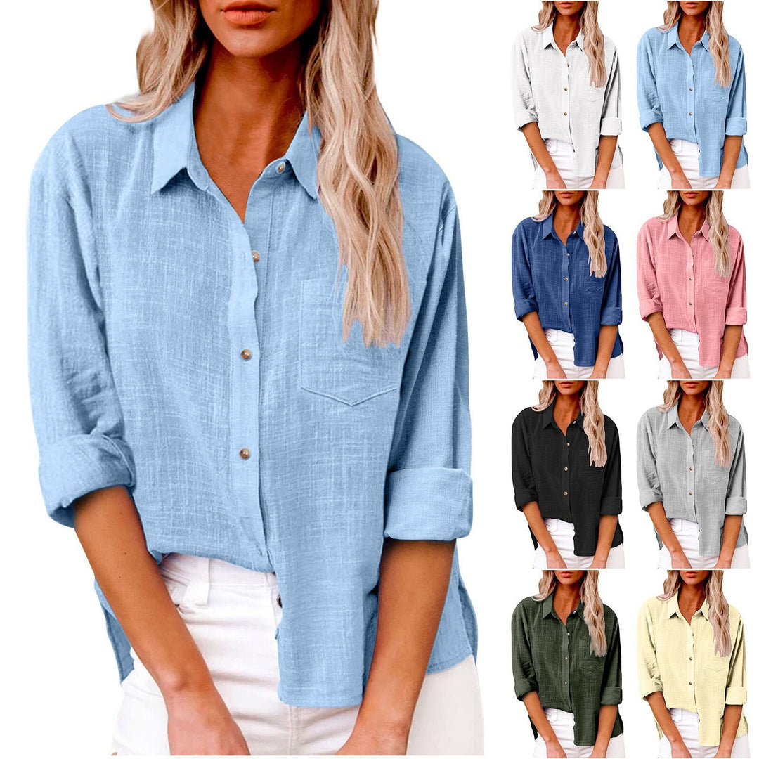 Romane™ — Bluză elegantă din bumbac cu un stil atemporal
